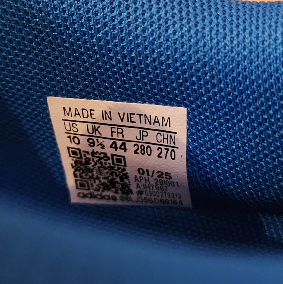 Adidas Break Start Blue Sneakers Men's Size 10 - Picture 7 of 7